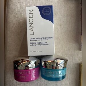 Lancer Skincare Set - Serum, acid peel, Pink and Blue
